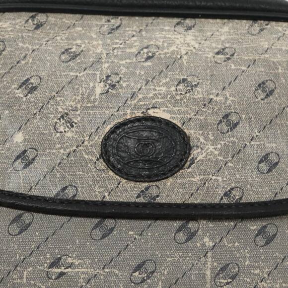 GUCCI Shoulder Bag Coated Canvas Gold Navy - Picture 13 of 16